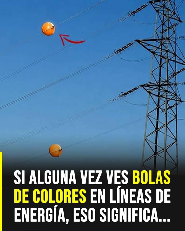 El verdadero motivo por el que hay grandes bolas de colores en los cables eléctricos