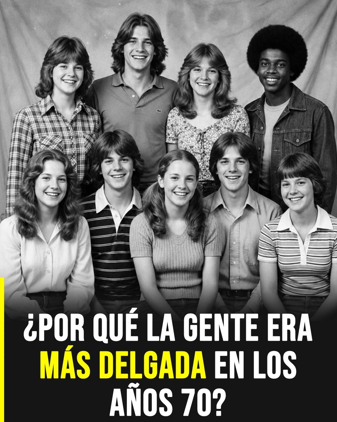 La paradoja del tiempo: ¿Por qué éramos más delgados en los años 70 y qué cambió?