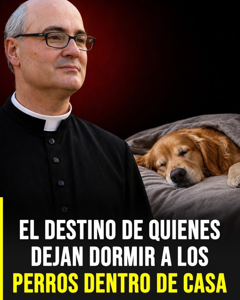Lo que significa, según un sacerdote, que los perros duerman dentro de la casa