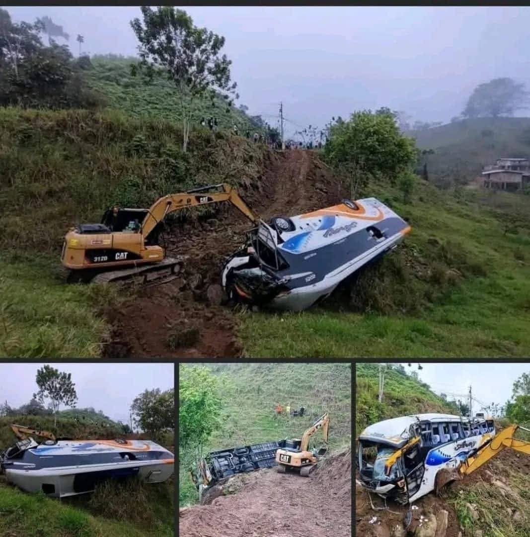 Accidente de Tránsito Esta Tarde: Impactante Choque entre un Bus y Otro Vehículo