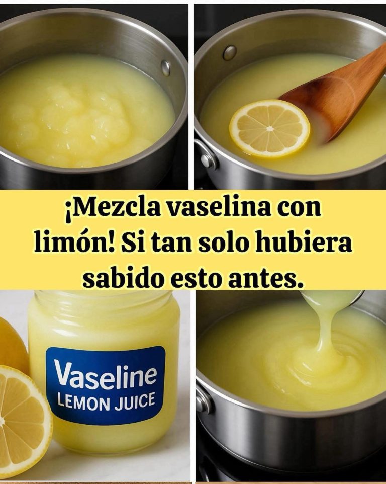 MEZCLA VASELINA Y LIMÓN Y SERÁS LA ENVIDIA DE TODAS