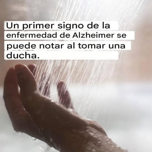 Un Signo Temprano del Alzheimer Puede Notarse al Ducharse