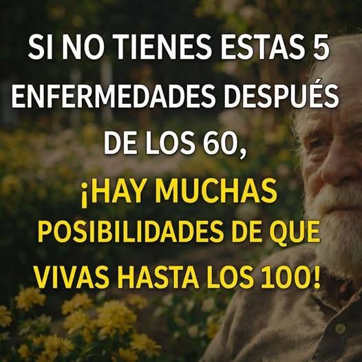 Llegar a los 60 con buena salud: factores que se asocian con una mayor longevidad.