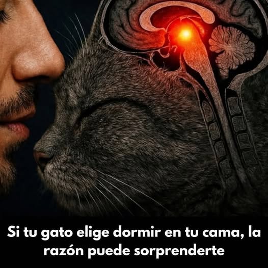 ¿Tu gato se te acerca mientras duermes? Esto es lo que realmente significa
