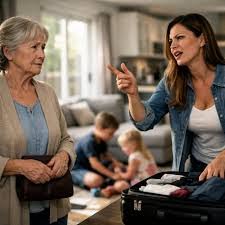 Mi nuera me dijo:“Tú ya no haces nada, cuida a mis hijos mientras viajo”… No imaginó lo que haría…