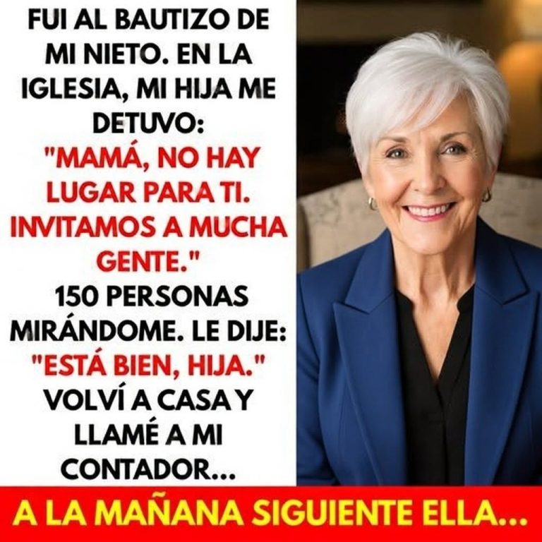 Mi Hija Me Dejó Fuera Del Bautizo: «No Hay Lugar Para Ti, Mamá», Volví A Casa Y tomé esta decisión.