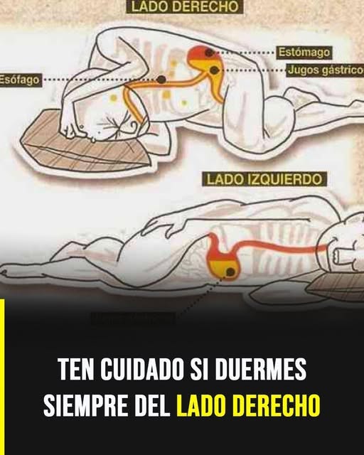 Conoce el gran peligro que corres al dormir del lado derecho.