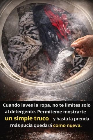Aplica esto a tu lavadora y tu ropa blanca quedará resplandeciente; sin usar cloro ni lejía, es estupendo