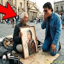 Juan Gabriel Vio Anciano Vendiendo Póster que Él Firmó 20 Años Atrás — La Razón Lo Hizo Llorar…