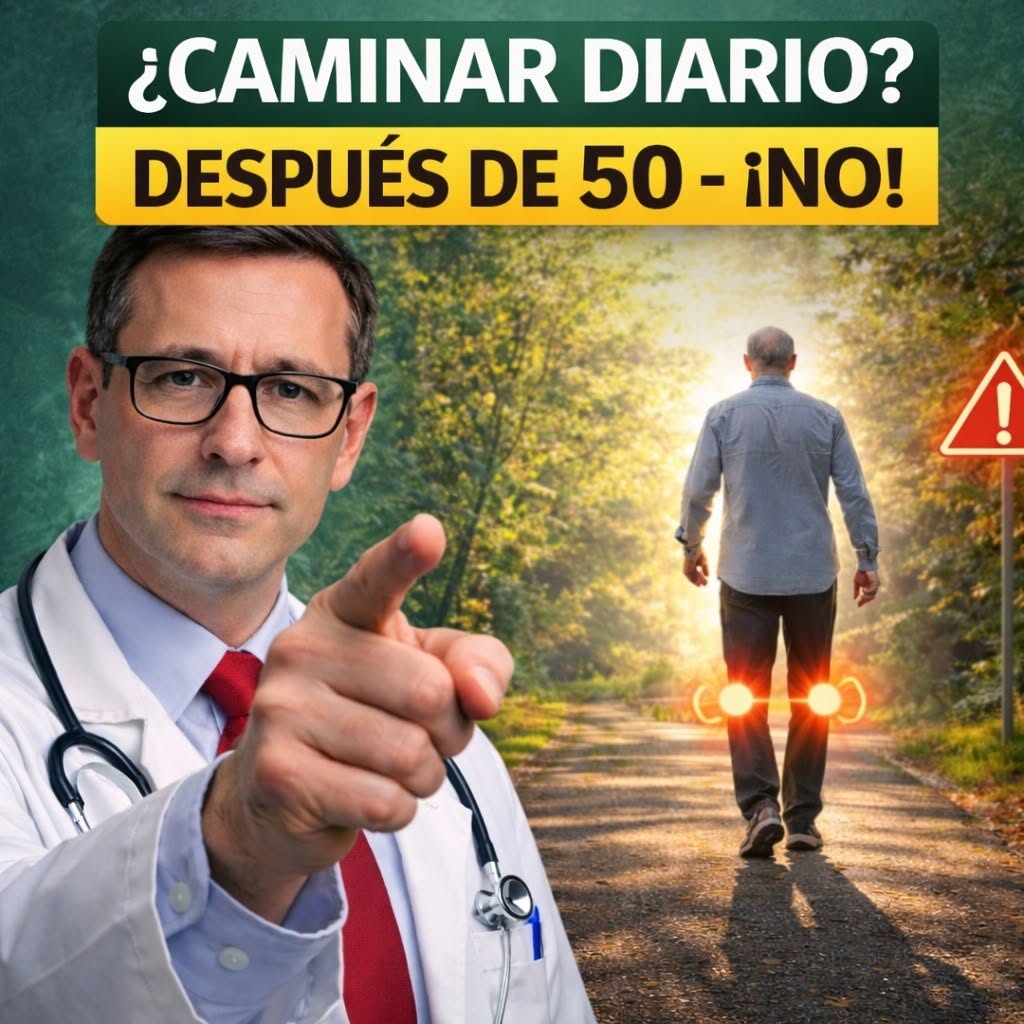 7 errores al caminar que pueden afectar tu salud después de los 50, según un médico.