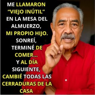 Mi hijo me llamó inútil así que al otro día decidí cambiar las cerraduras.