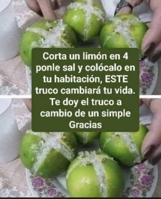 CORTA UN LIMÓN EN 4 PONLE SAL Y COLÓCALO EN TU COCINA, ESTE TRUCO CAMBIARÁ TU VIDA