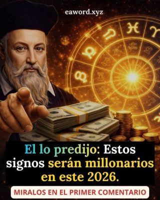 Predicción de Nostradamus este 2026: Los signos del zodiaco que podrían atraer prosperidad este año.