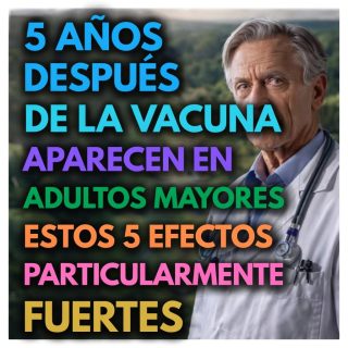 Cinco años después de la vacuna contra el covid: Estas 5 consecuencias afectaron especialmente a las personas mayores. … Ver más