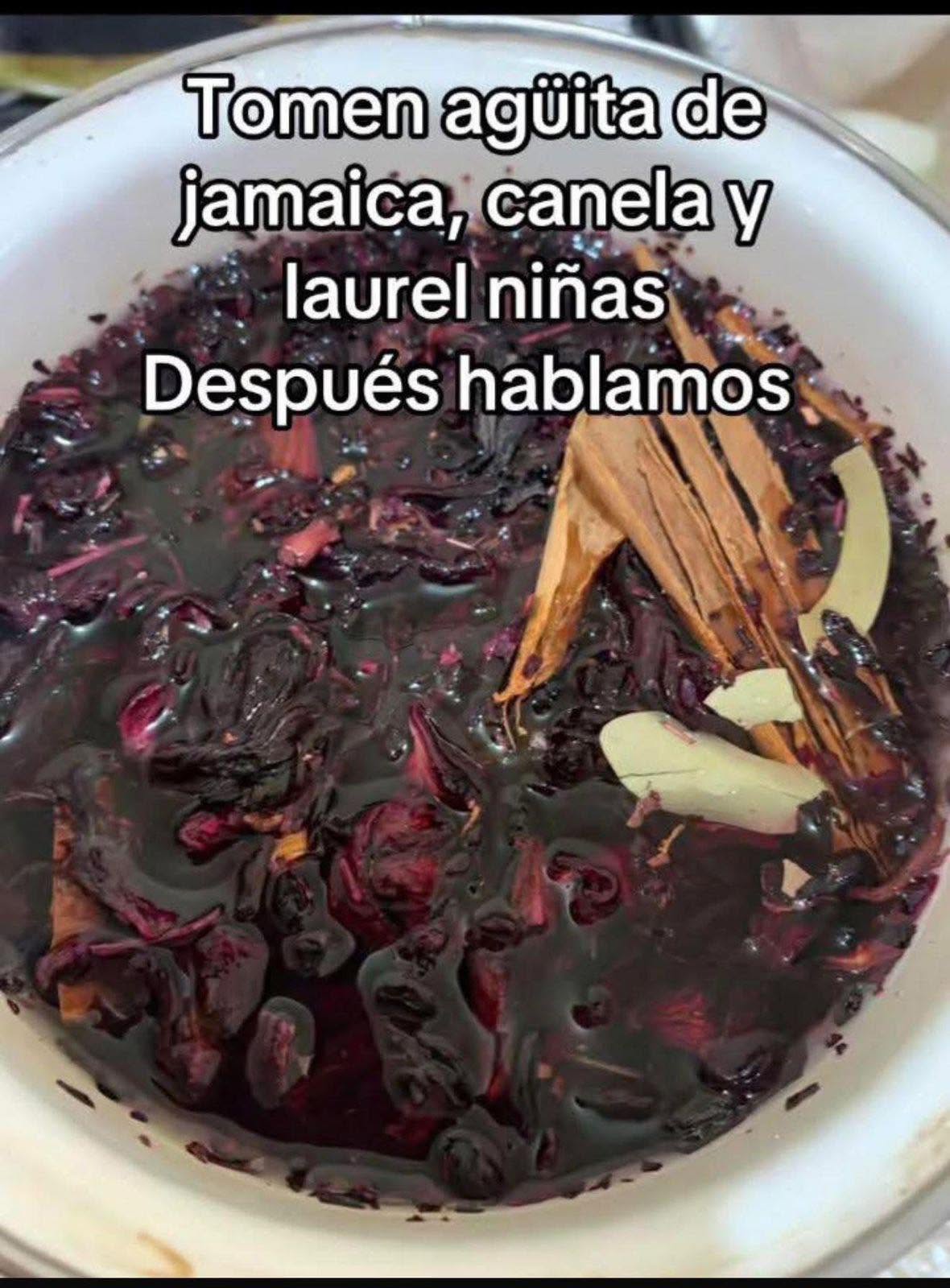 Agua de jamaica con laurel y canela: una bebida natural que puede transformar tu bienestar