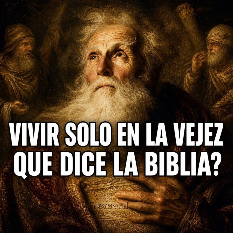 Lo que la Biblia enseña sobre las personas mayores que viven solas.
