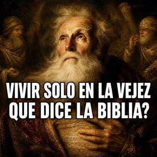 Lo que la Biblia enseña sobre las personas mayores que viven solas.