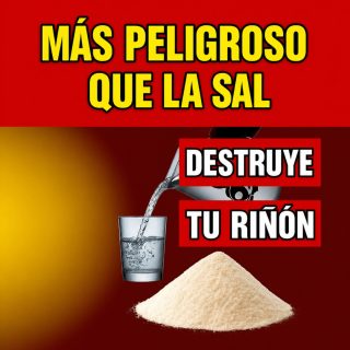 El peor veneno blanco que usamos en la cocina.