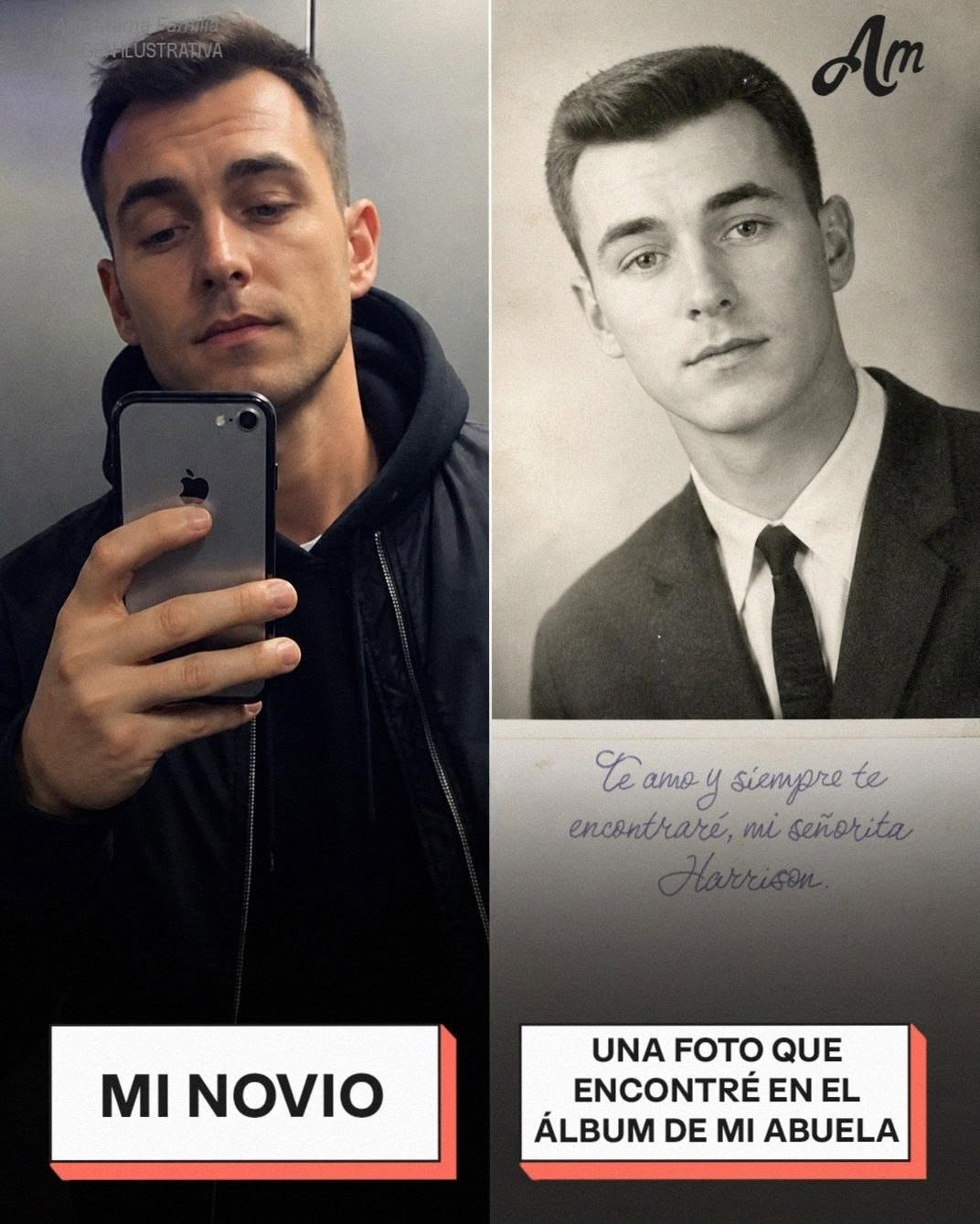 Encontré a mi novio en el álbum escolar de mi abuela – La foto fue tomada hace décadas