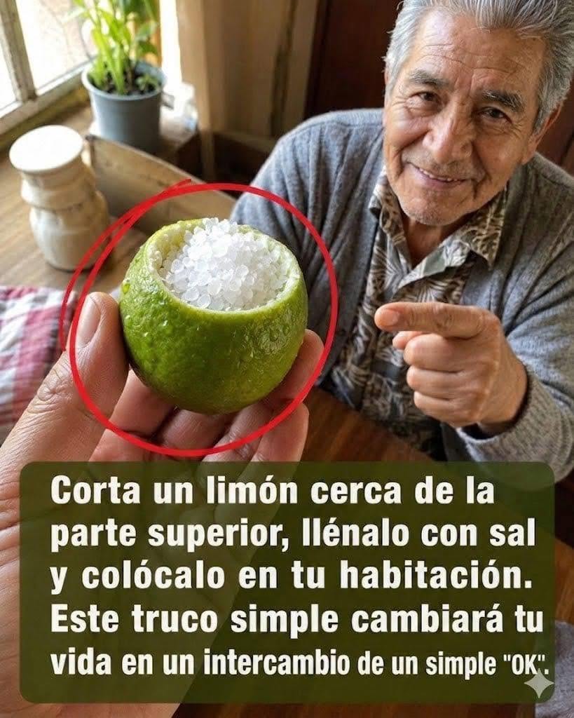 Limón y Sal en el Cuarto: El Ritual Casero que Muchas Personas Usan para Purificar el Ambiente