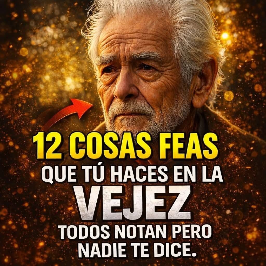 12 cosas feas que haces en la vejez y nadie te dice.
