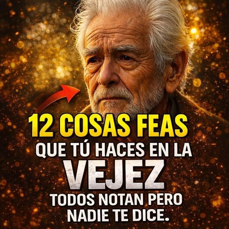 12 cosas feas que haces en la vejez y nadie te dice.
