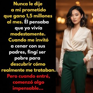 Se hizo pasar por una persona humilde en una cena, pero al entrar ocurrió algo inesperado.