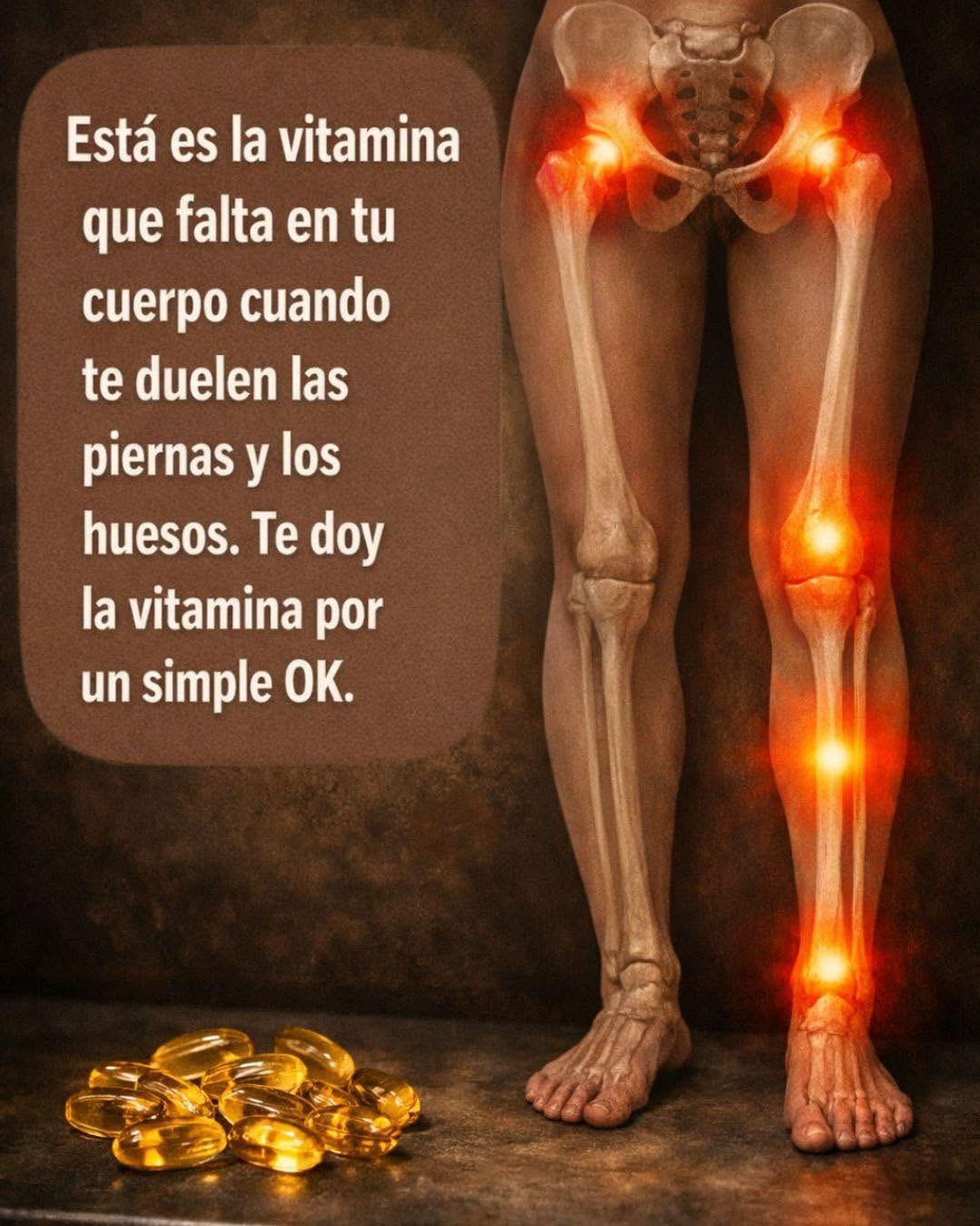 La Vitamina Esencial para Aliviar el Dolor en Piernas y Huesos