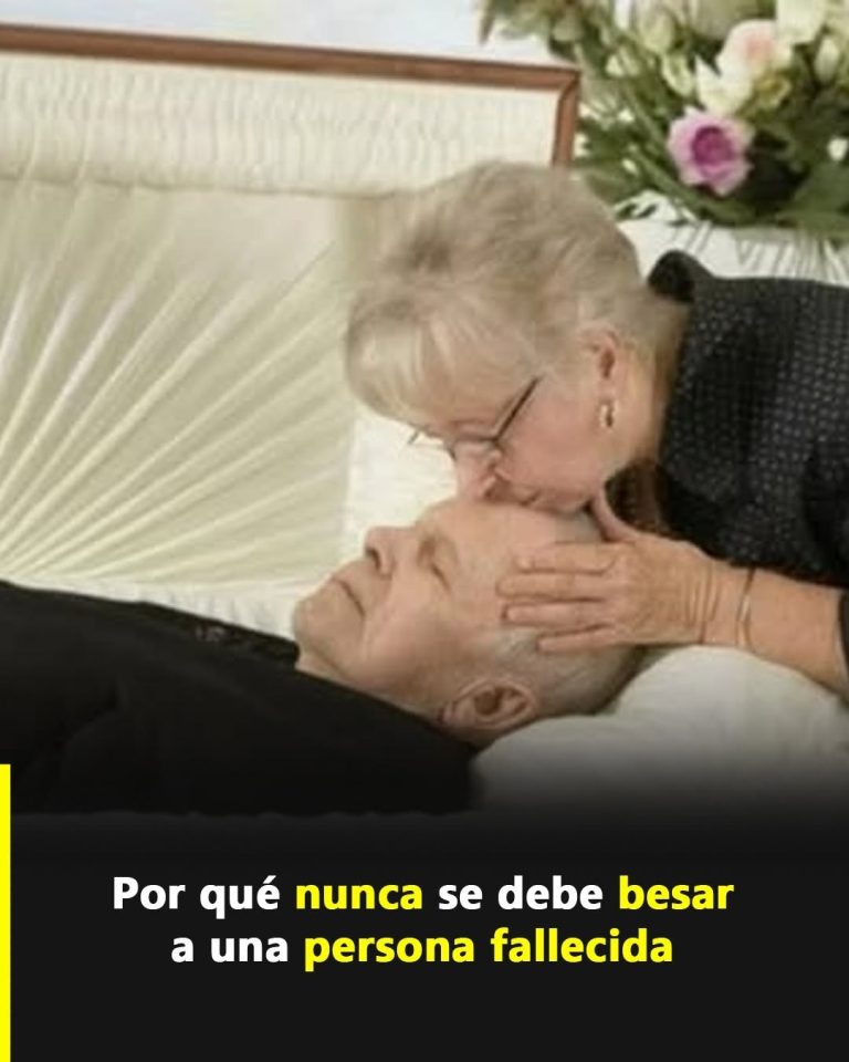 Por qué no se recomienda besar a un ser querido fallecido