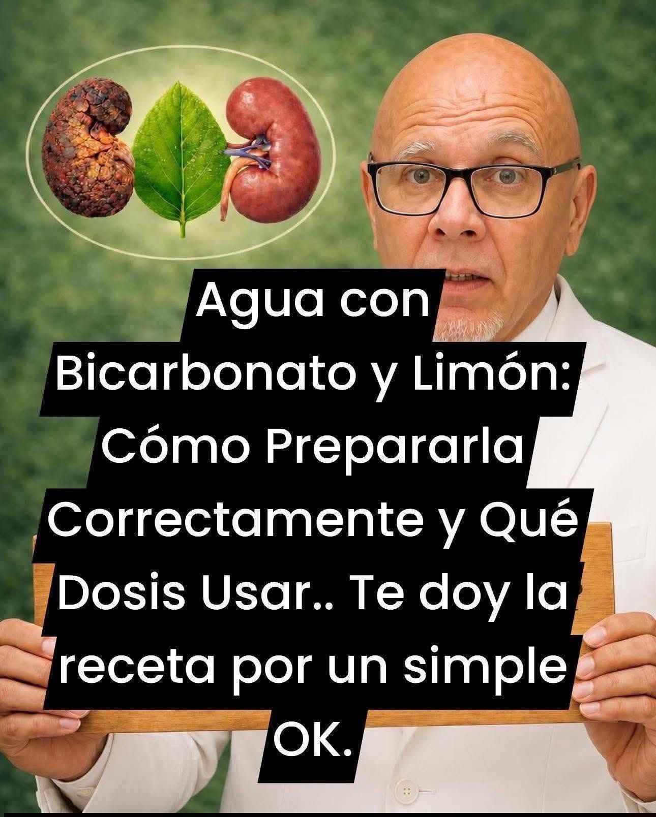 Agua con bicarbonato y limón: cómo prepararla correctamente y qué debes saber antes de tomarla