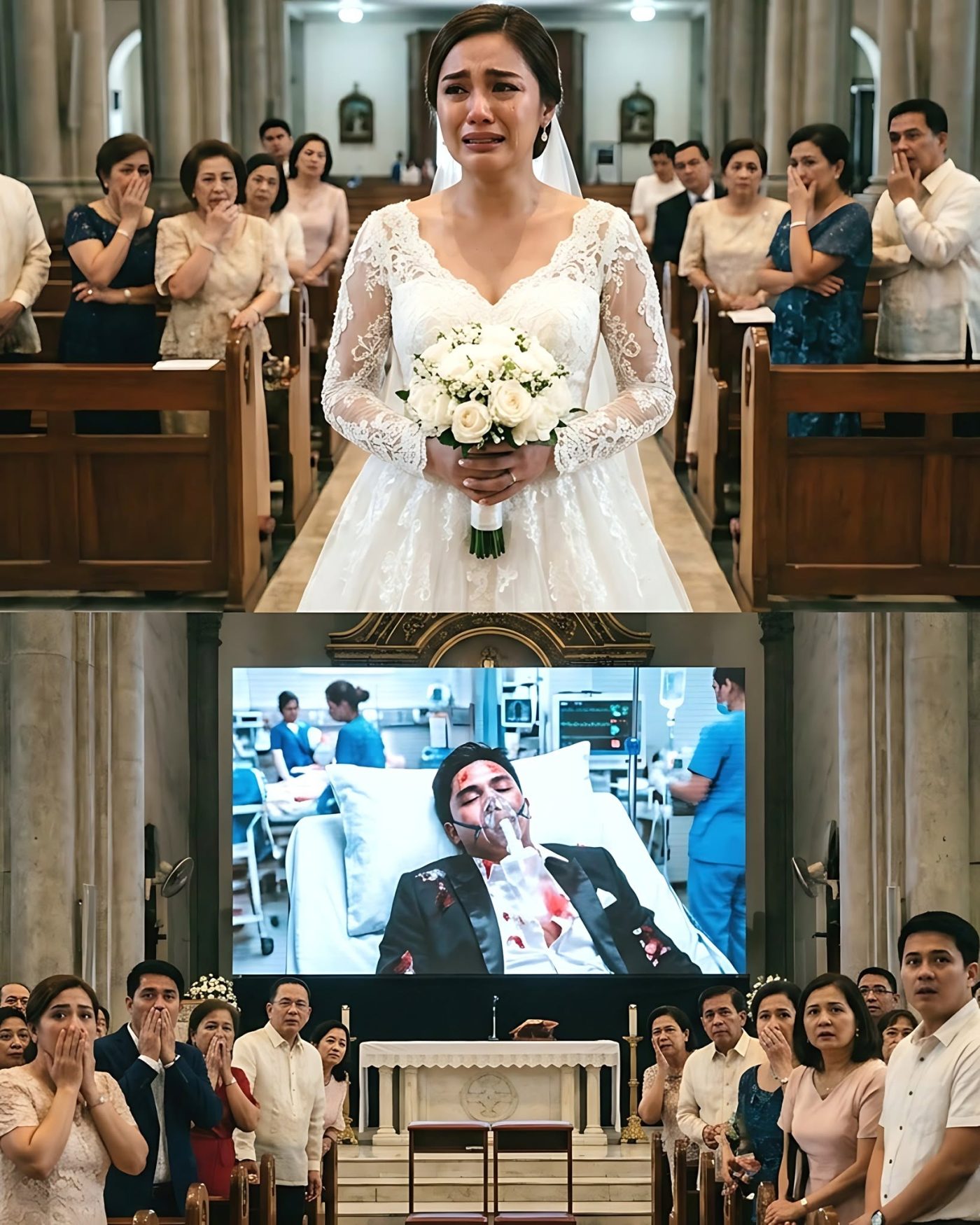 “MI AMIGA NO ME LLEVÓ AL ALTAR PARA ABRAZARME Y BESARME EL DÍA DE NUESTRA BODA. EMPEZÓ A SUSURRAR.”