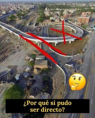 Por esta única razón no se construyen rectas las carreteras.
