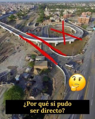 Por esta única razón no se construyen rectas las carreteras.