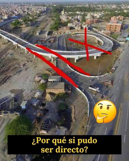 Por esta única razón no se construyen rectas las carreteras.