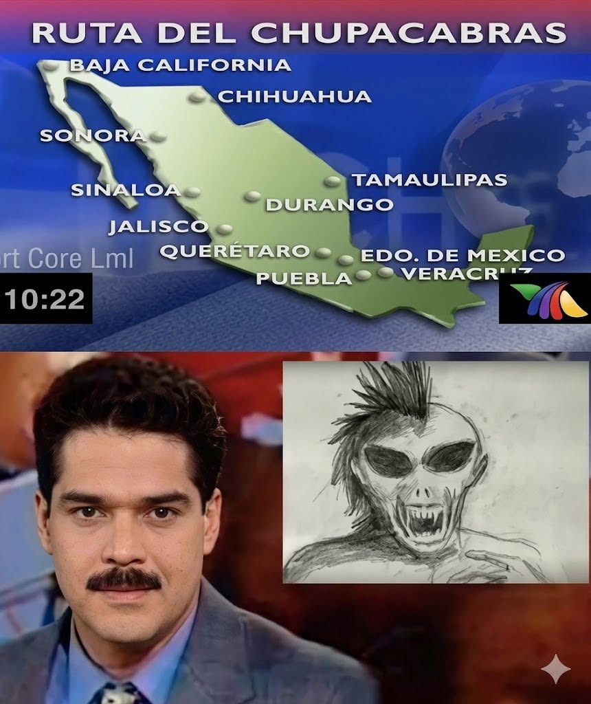La vez TV Azteca “siguió” la trayectoria del Chupacabras y México entró en pánico