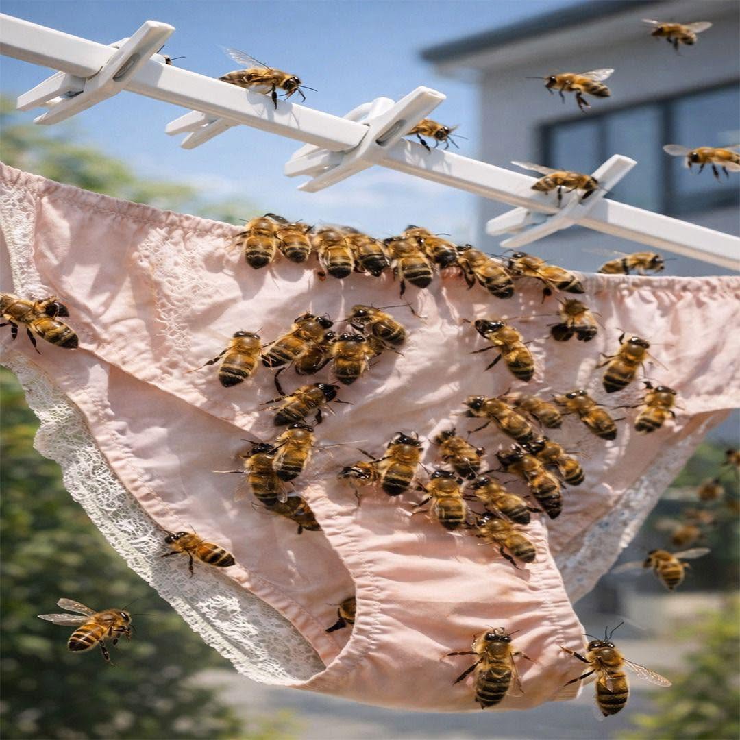 ¿Por qué las abejas se posan en la ropa interior? La razón real