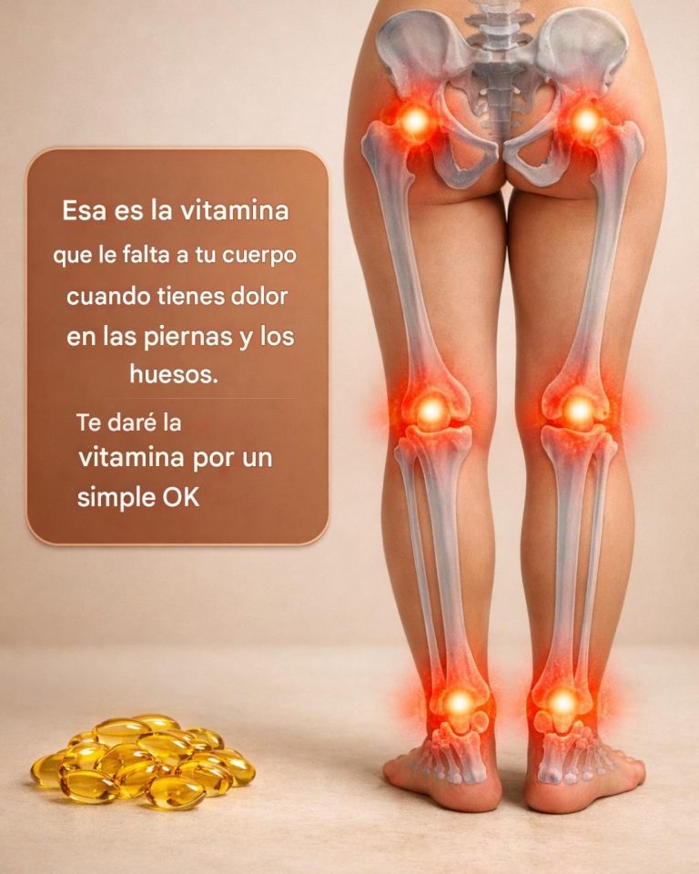 La vitamina esencial para aliviar el dolor de piernas y huesos.