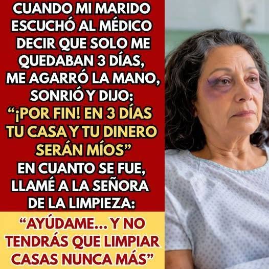 Historias reales: Cuando Los Doctores Dijeron ‘3 Días,’ Mi Esposo Sonrió Y Dijo: ‘Finalmente’