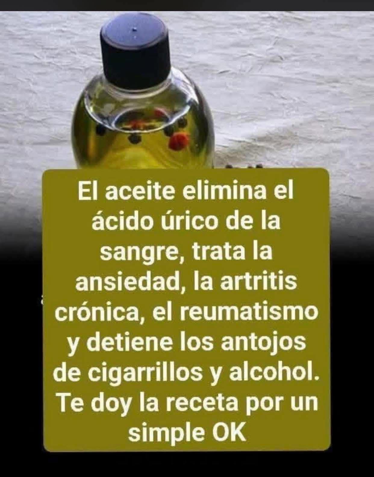 El aceite que ayuda a controlar el ácido úrico en la sangre: lo que debes saber
