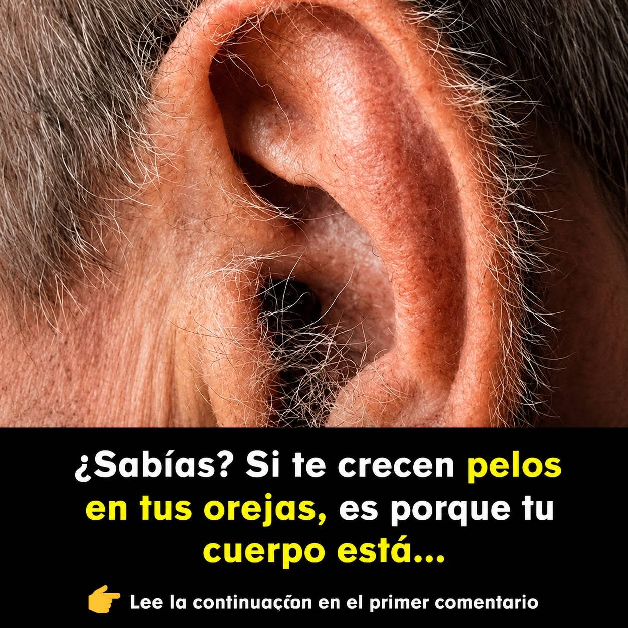Si te crece pelo en las orejas, esto es lo que podría indicar sobre tu organismo según especialistas.
