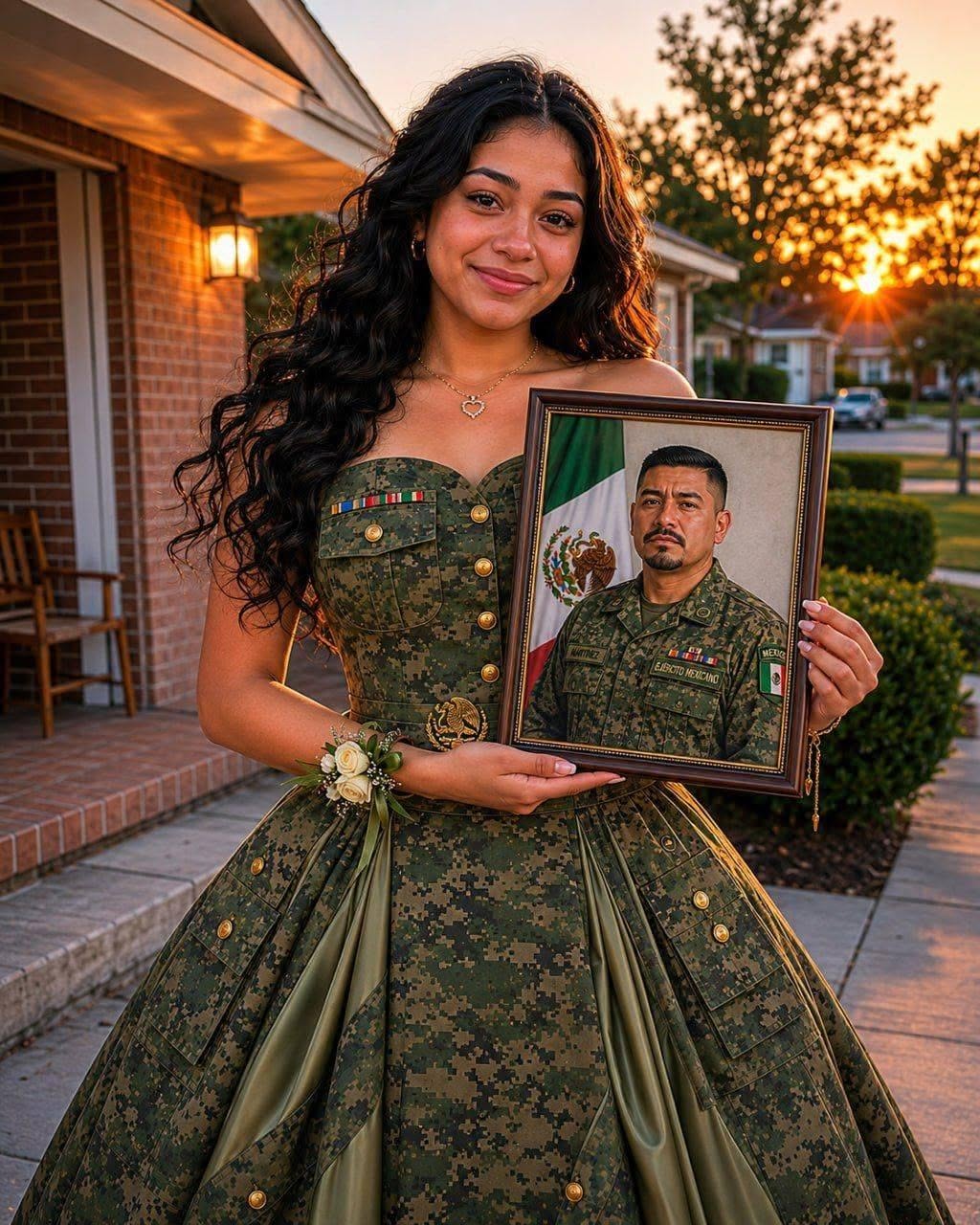 Usé el uniforme de mi padre para mi baile de graduación