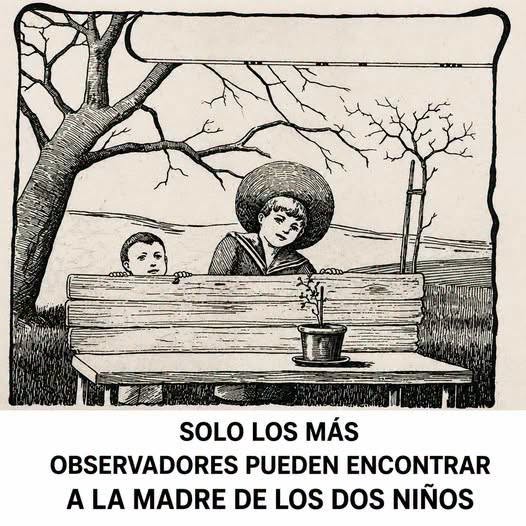 La ilusión visual que pone a prueba tu mente: ¿puedes identificar a la madre de los dos niños en solo 5 segundos?