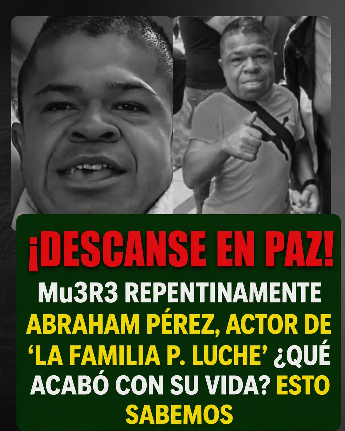 Eugenio Derbez de luto: Muere Abraham Pérez, ‘el Lic. Cortillo’, actor de ‘La Familia P. Luche’; esto se sabe