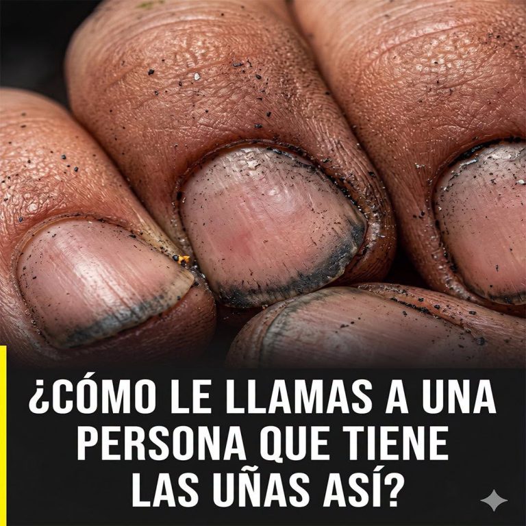 Personas trabajadoras que ensucian sus uñas
