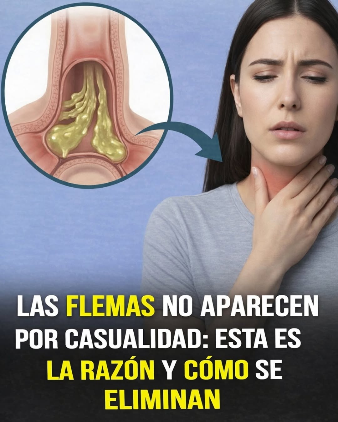 Método Correcto para Eliminar Todo el Moco y Flemas de la Garganta y Pulmones