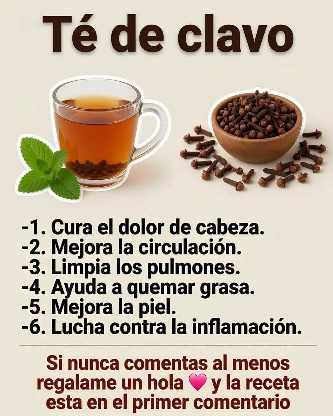 Té de Clavó de olor