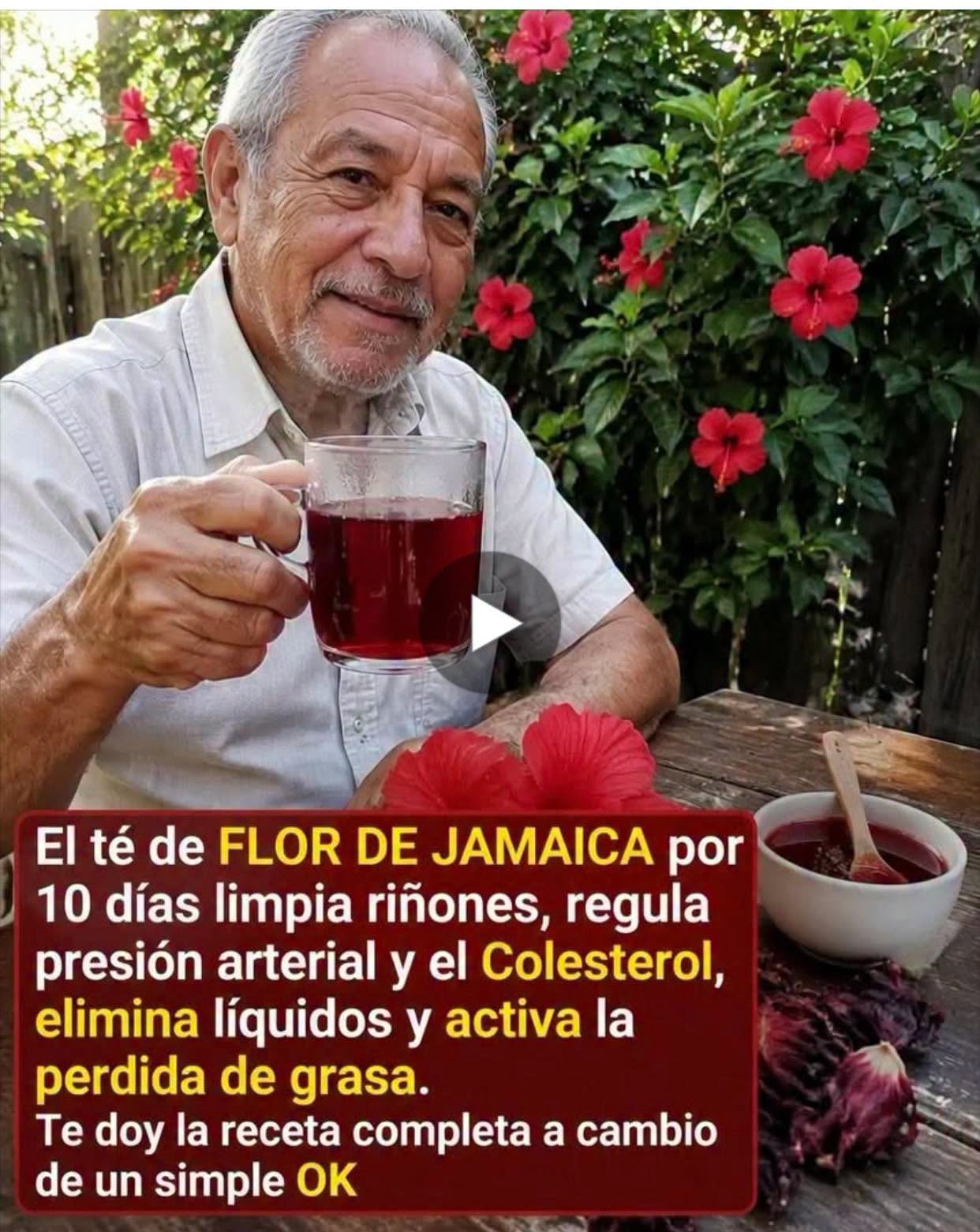 La flor de Jamaica el mejor jugo para la inflamación