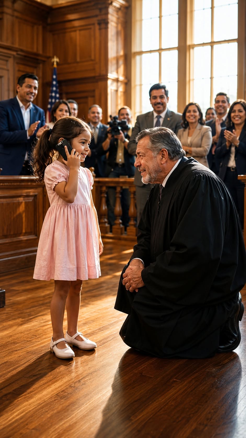 La Niña Robó Un Celular En Pleno Juzgado… Y La Llamada Hizo Temblar Al Juez
