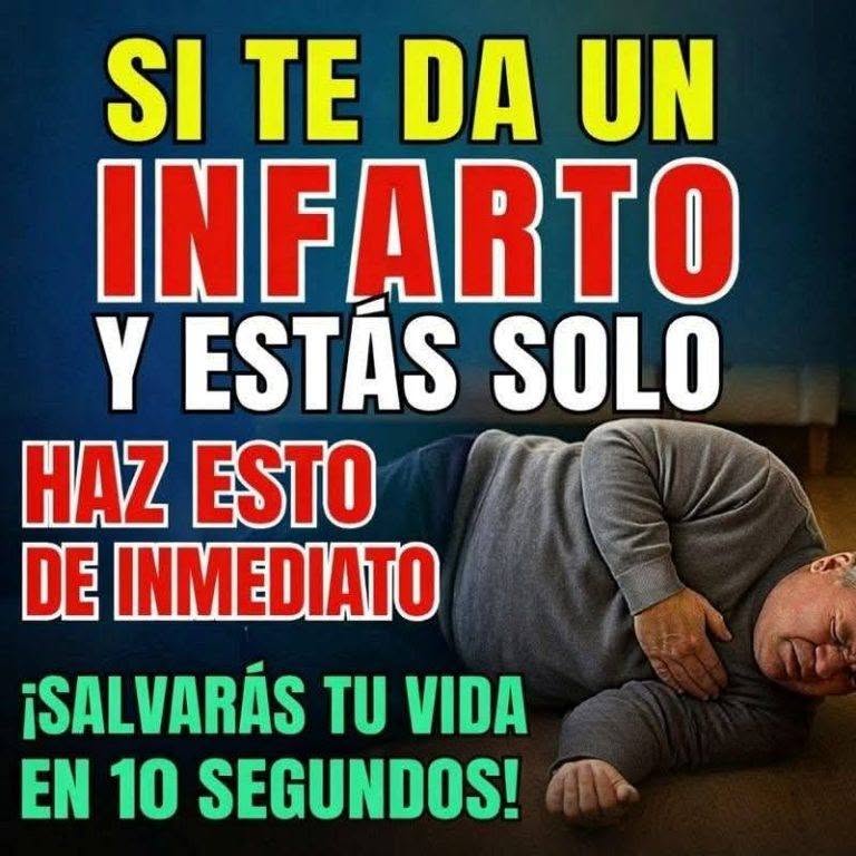 3 técnicas que pueden salvar tu vida en un infarto.