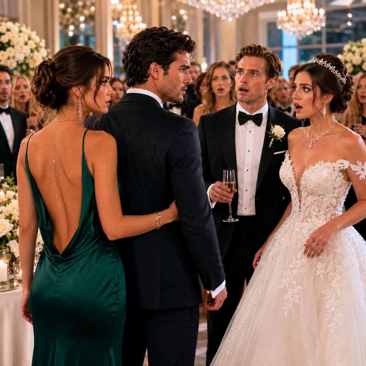 Mi exesposo me invitó a su boda para verme sola, así que contraté a un actor como acompañante… pero cuando la novia lo vio conmigo, su rostro se quedó sin color.